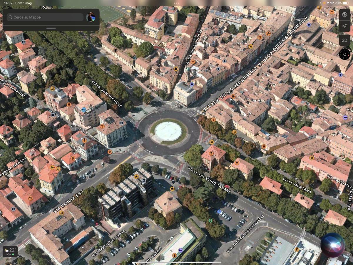 La Dimora Blu Lägenhet Parma Exteriör bild